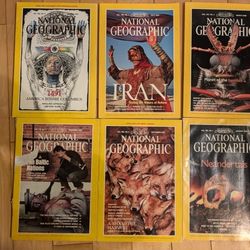 Six  National Geographics From The '90s