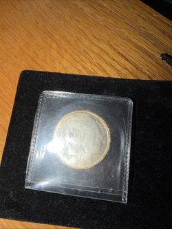 1 Troy OZ. Indian Head and Buffalo Golden State Mint .999 Silver Bullion Coin