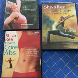 Lot Of 3 Shiva Rea Yoga Dvds
