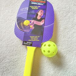 Pickle ball pedal and ball set