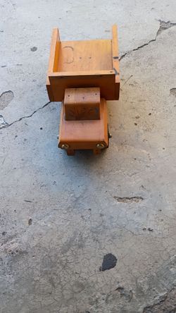 Handmade Wooden Toy Dump Truck