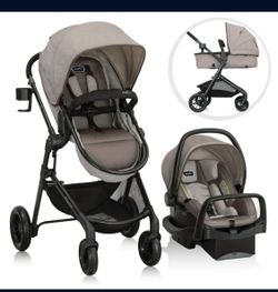 Even Flo Stroller And Car With Bassinet