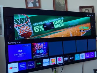 LG Smart TV Large Flat Screen 65” OLED