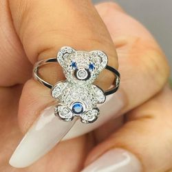 Sterling Silver 925 Teddy Bear