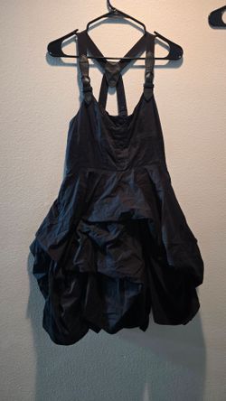 AllSaints Melody Amikiri Hitched Parachute Goth Steampunk Cotton Dress, Size 10