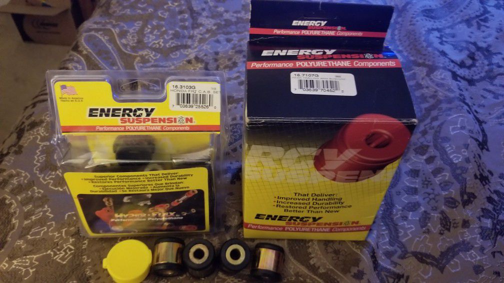 (Updated better pics)Civic EF, CRX energy suspension bushings