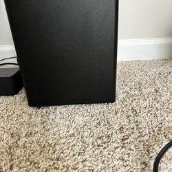 Vizio Sound bar and Subwoofer Bluetooth Connectivity $160