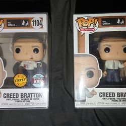 The Office " Creed Bratton" Specialty Series Exclusive Funko Pop Chase Set