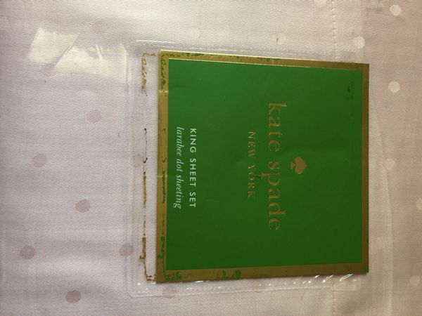 Nwt Kate Spade Pink King Larabee Dot Sheeting Set For Sale In San Diego Ca Offerup