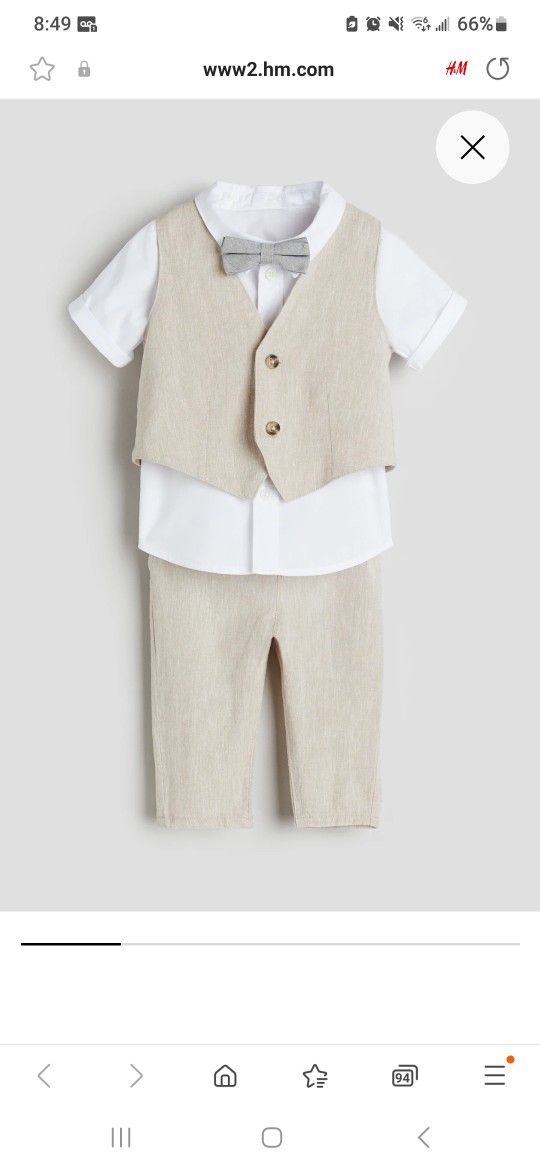 H&M Toddler Wedding Suit Set