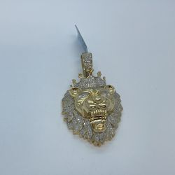 Diamond Lion Pendant New