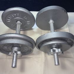 30 Lb Adjustable Dumbbells 