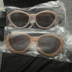 Fashion Sunglasses 2 Peace Pink, And Brown