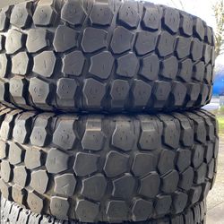 2 Used 37x12.50R20 Ironman MT Tires – Good Tread