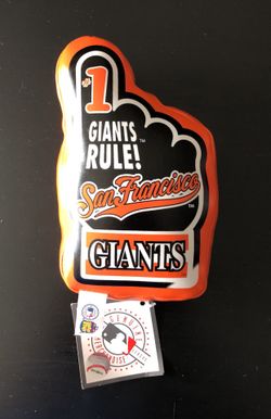 San Francisco Giants MLB Baseball Giants Rule #1 Stuffed Mini Finger Good Stuff BRAND NEW with Tags 6” X 4”