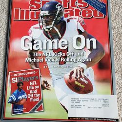 September 20, 2004 Michael Vick Atlanta Falcons Sports Illustrated