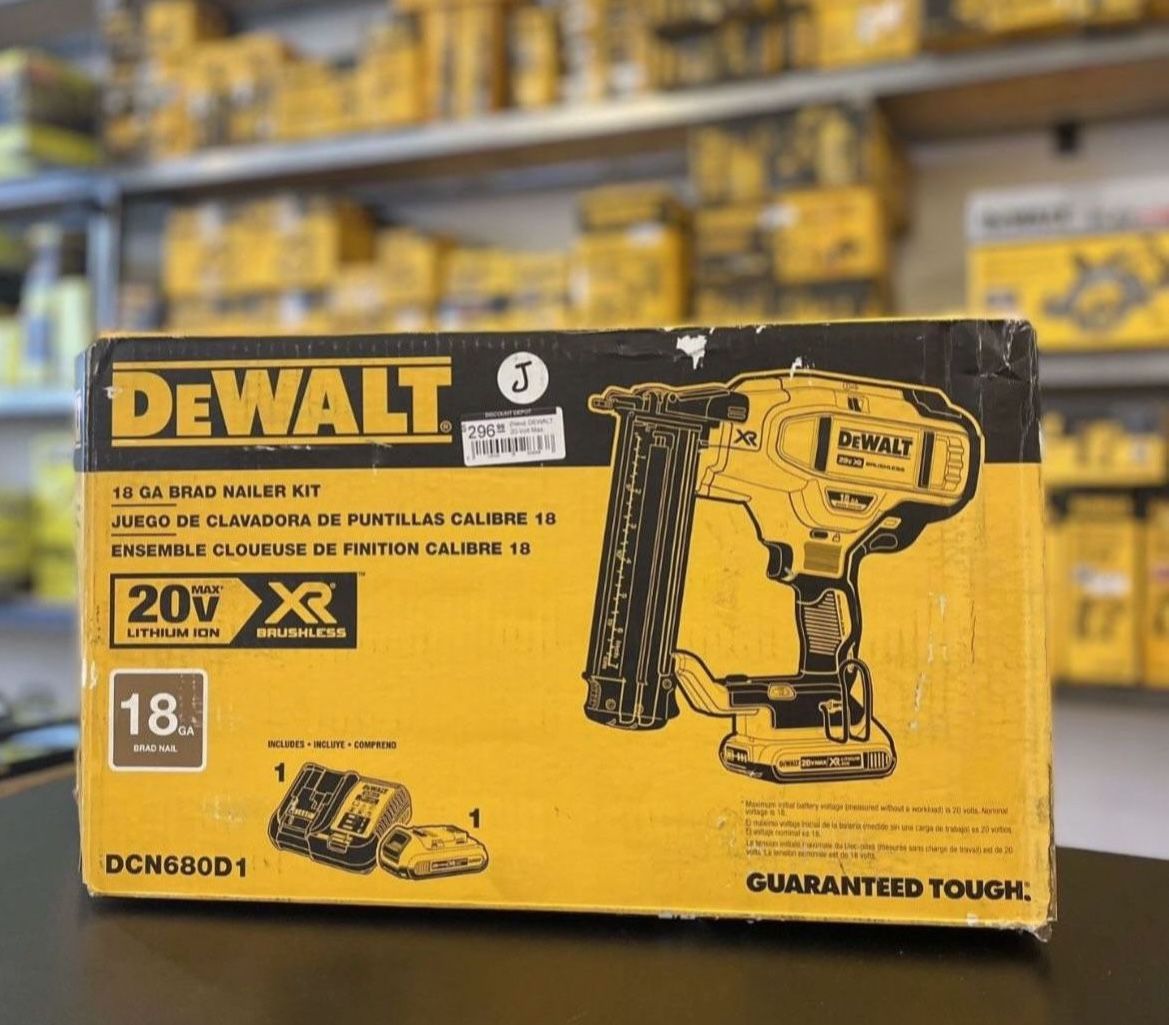 DEWALT 20V MAX XR Lithium-Ion 18-Gauge Cordless Brad Nailer  for Sale in North Las Vegas, NV OfferUp