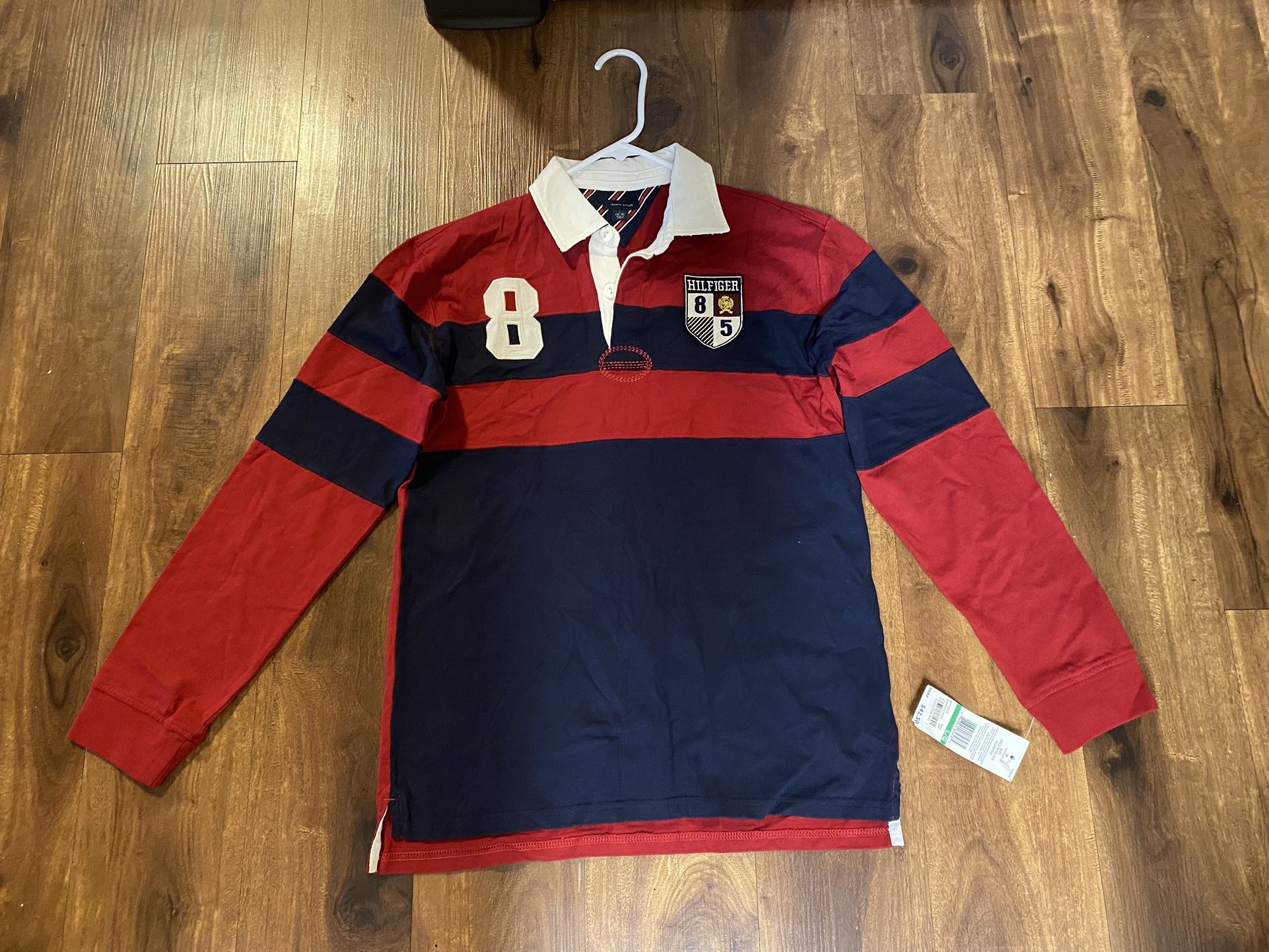Brand New Boys Tommy Hilfiger brand Collared Long Sleeve Shirt up for sale 