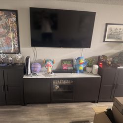 Entertainment Console and Cabinets