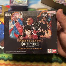 2024 One Piece OP-09 Emperors in the New World Booster Box