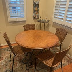 Table And 4 Chairs