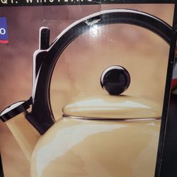 Stainless Steel Whistling Kettle 2.5qt/2.37l Hot Water Tea Stovetop 
