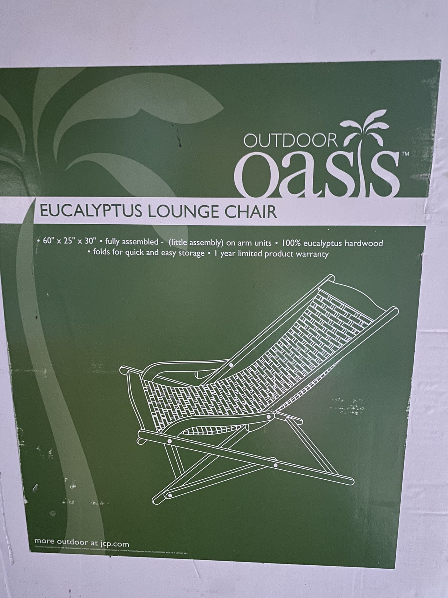 Brand New -eucalyptus Lounge Chair