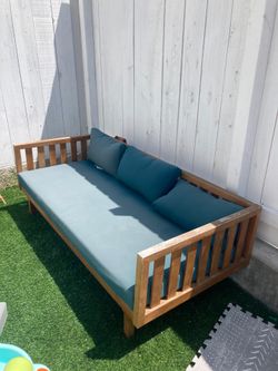 Outdoors sofa .