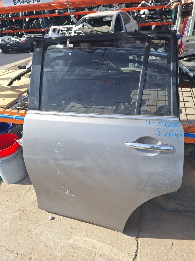Infiniti QX80 Left Rear Door Oem