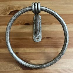 Decorative Metal Wall Ring / Towel Holder and TP holder