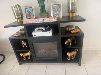 TV stand fire place