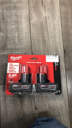 Milwaukee M12 RedLithium XC4.0 Battery 2-Pack