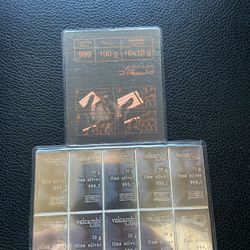 Valcambi 10x10 Grams CombiBar 