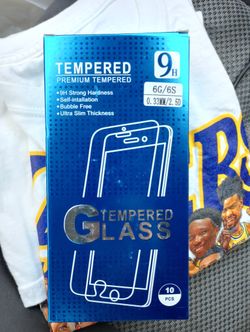 10 PCS TEMPERED GLASS SCREEN PROTECTOR MOBILE PHONE 6G/6S