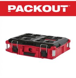 Milwaukee PACKOUT 22 in. Medium Red Tool Box with 75 lbs