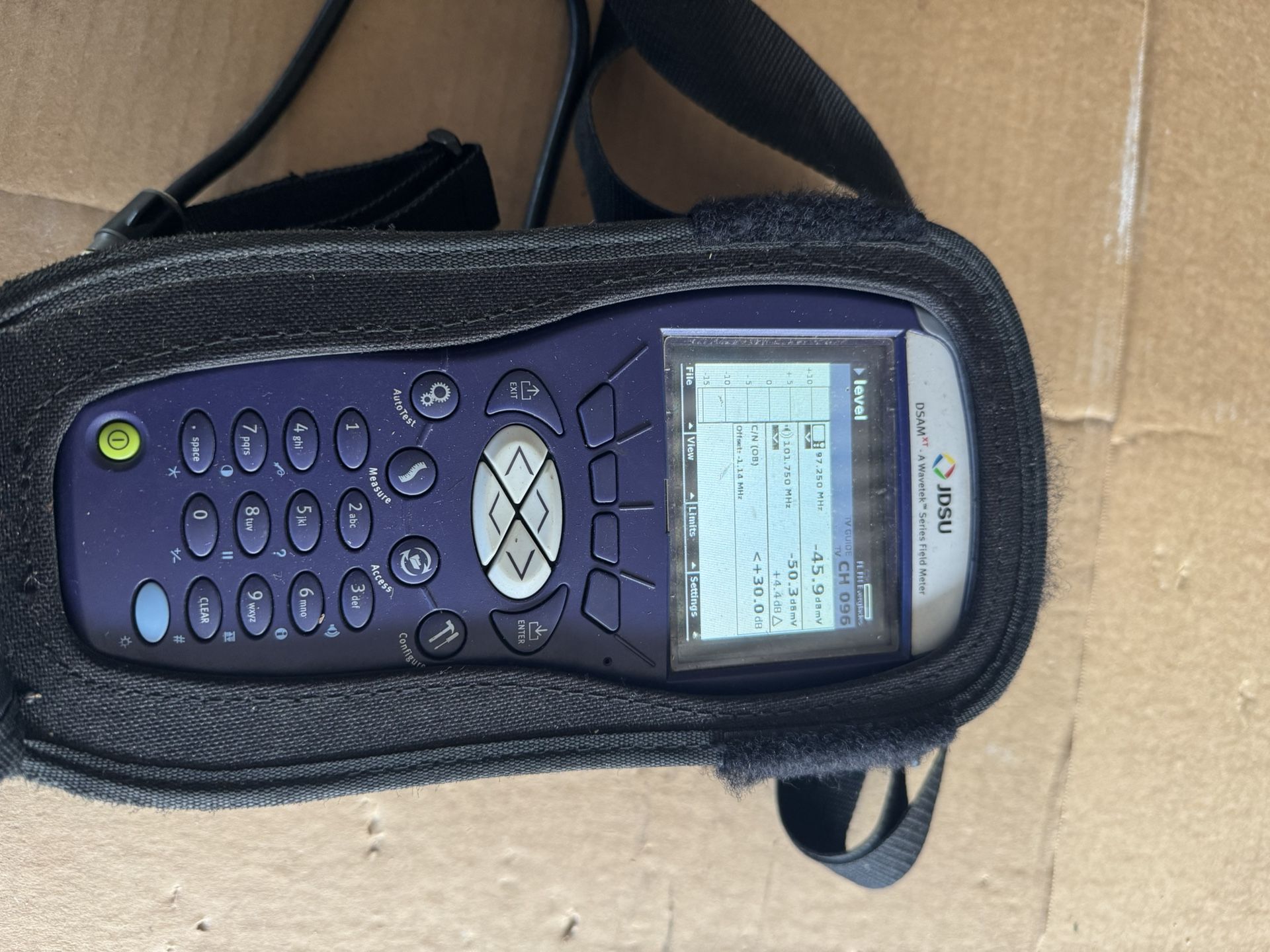 JDSU DSAM-3600 Digital Cable Tester Signal Meter