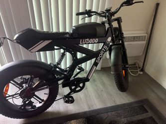 Ludono moped style fat tire e bike
