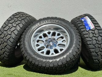Fuel 20” Wheels GMC Sierra 6 lug rims Chevy Silverado Dodge Ram 35x12.50R20 Tires R/T Ford F-150 6x135 Raptor F150