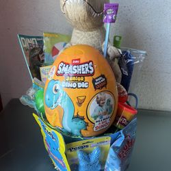 Dinosaur Easter Basket 
