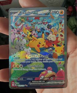 Pokemon 30th celebration Pikachu ex