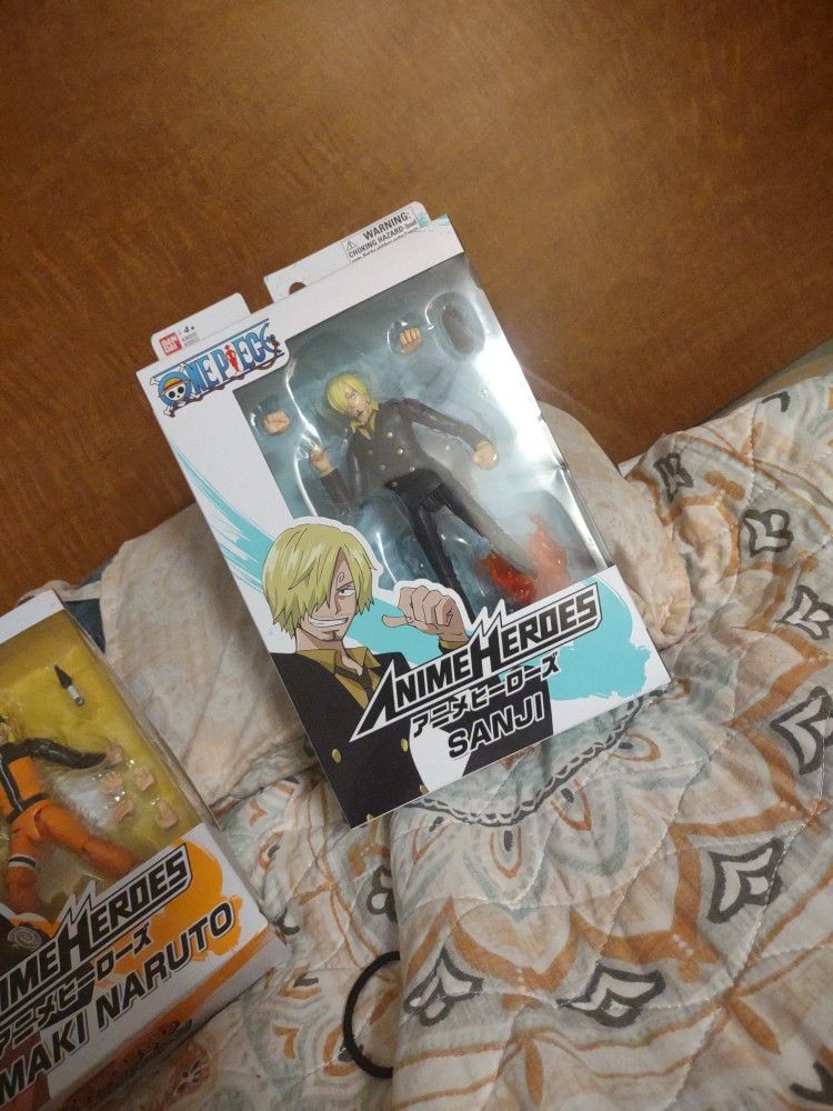 One Piece Action Figure Sanji Anime Heroes Unopened