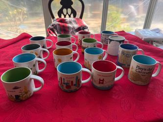Like new Starbucks City Mug Collection – 16 Mugs