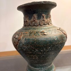 Green Chinese Glazed Vase