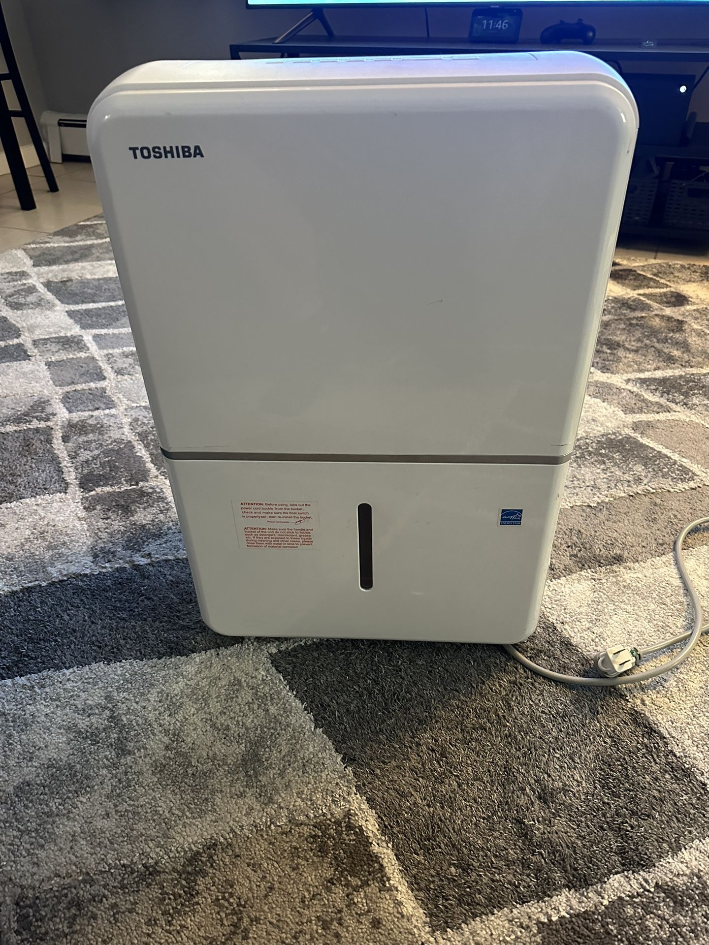 Toshiba 50qt Dehumidifier