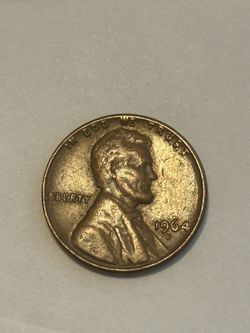 1964 D Mint Error Liberty On Edge Penny