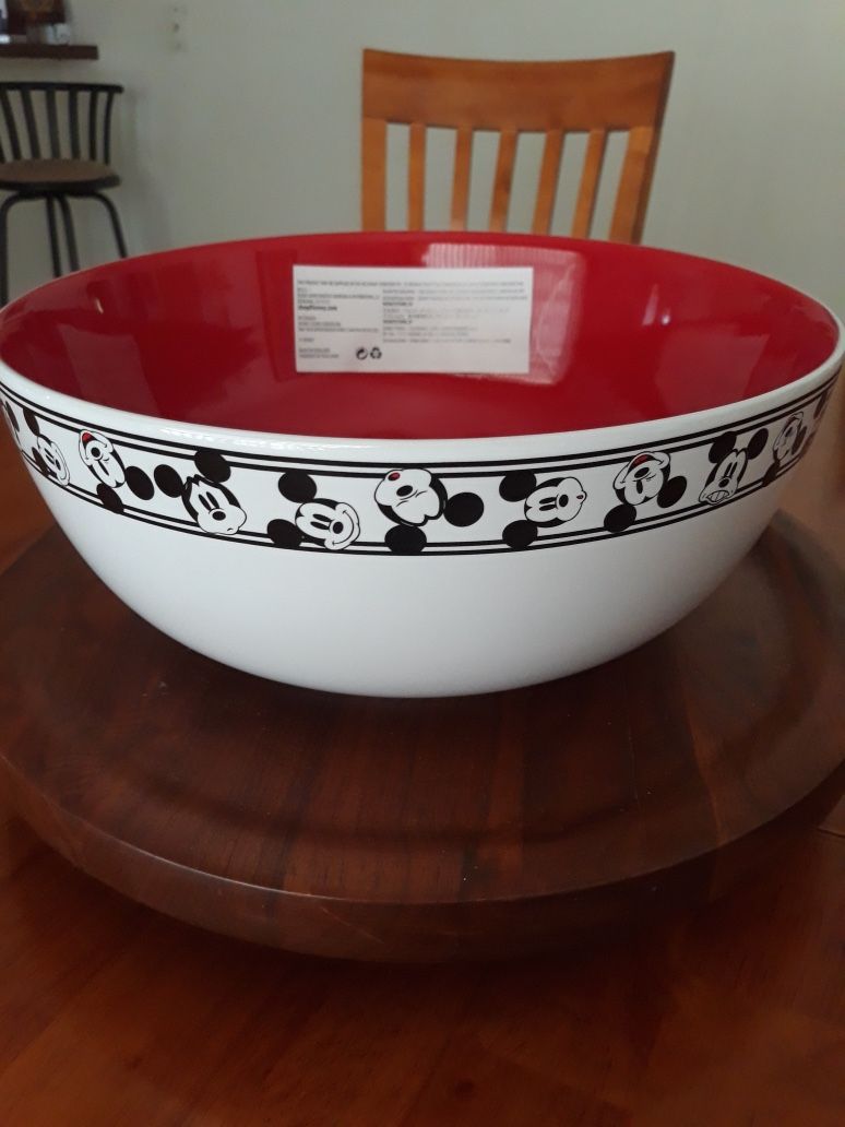 Huge Mickey Mouse Bowl