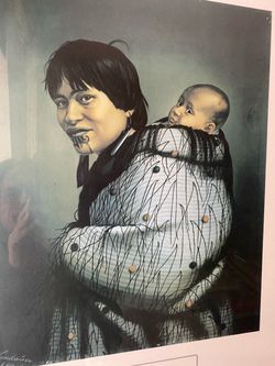 framed  painting from gallery in New Zealand