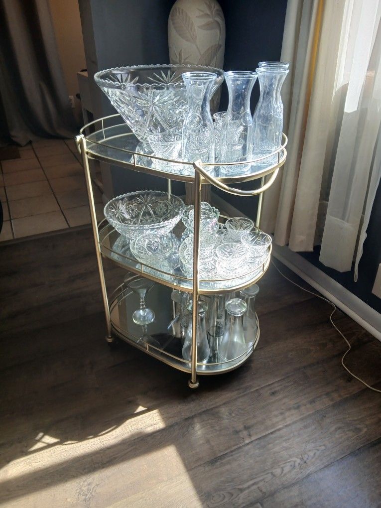 Party Tray With Complete Punch Bowl Set 