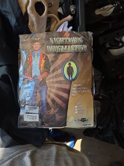 Lightning Ringmaster Men’s Halloween Costume – Medium – EraSpooky