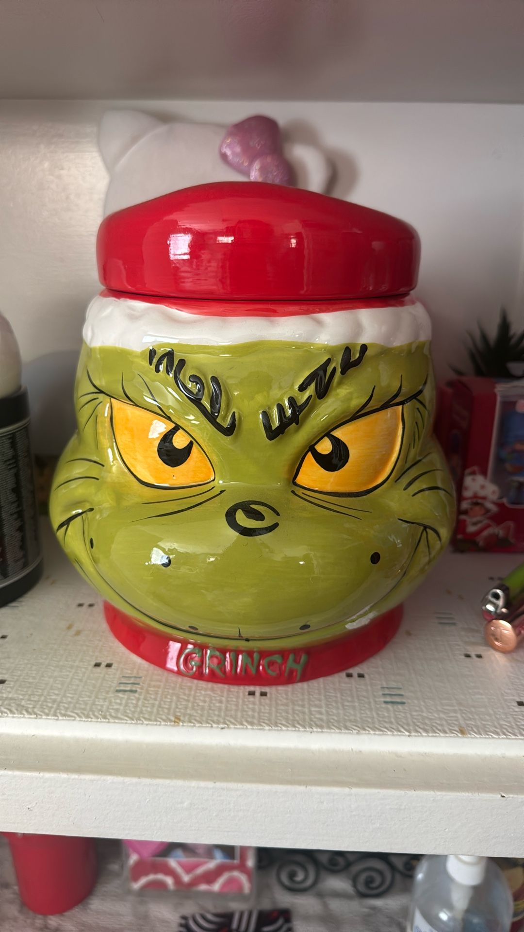 Grinch Cookie Jar